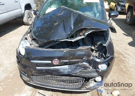 2012 Fiat 500 Sport z USA, uszkodzony, nr VIN 3C3CFFBR2CT386135